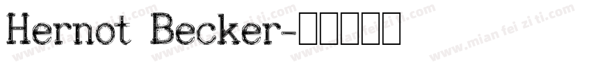 Hernot Becker字体转换